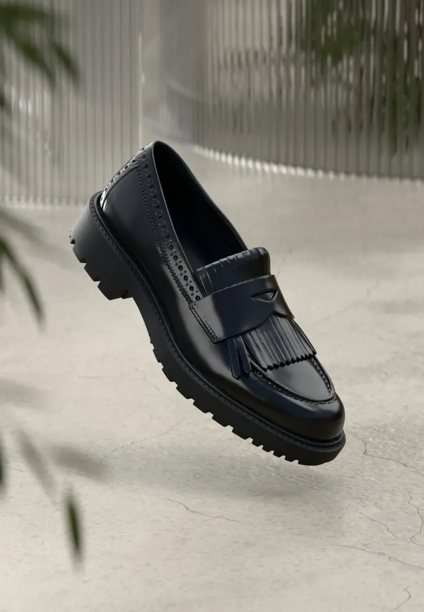 METROPOLE OSLO LOAFER - Slipper - sea tangle