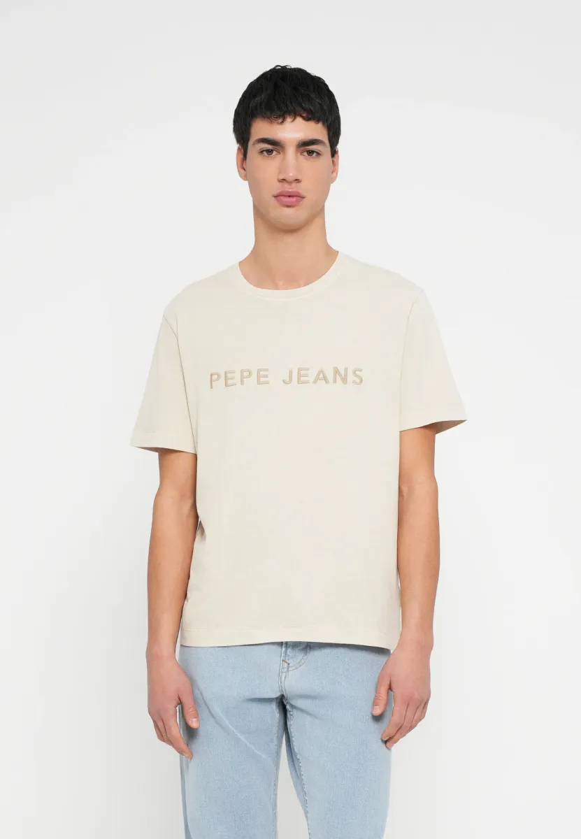 MEYER - T-Shirt print - beige
