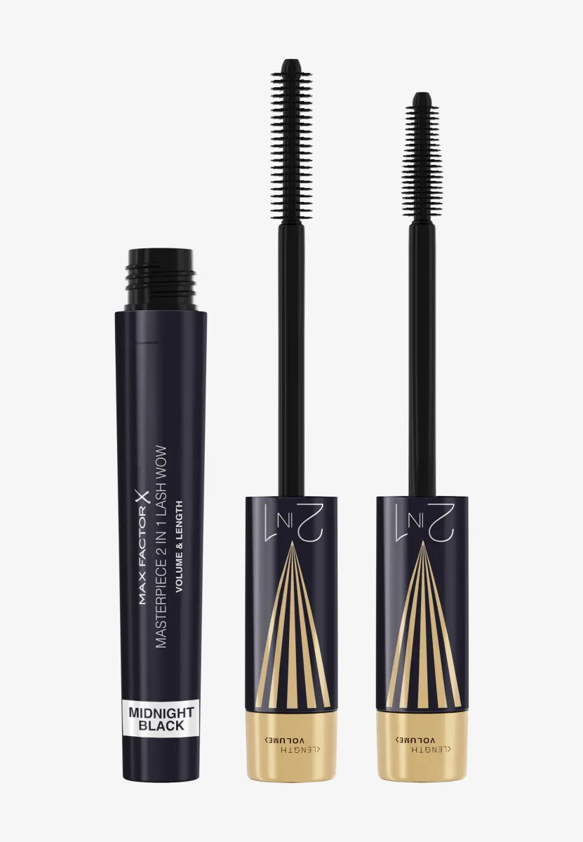 MF MP 2IN1 LASH WOW MASCARA - Mascara - midnight black