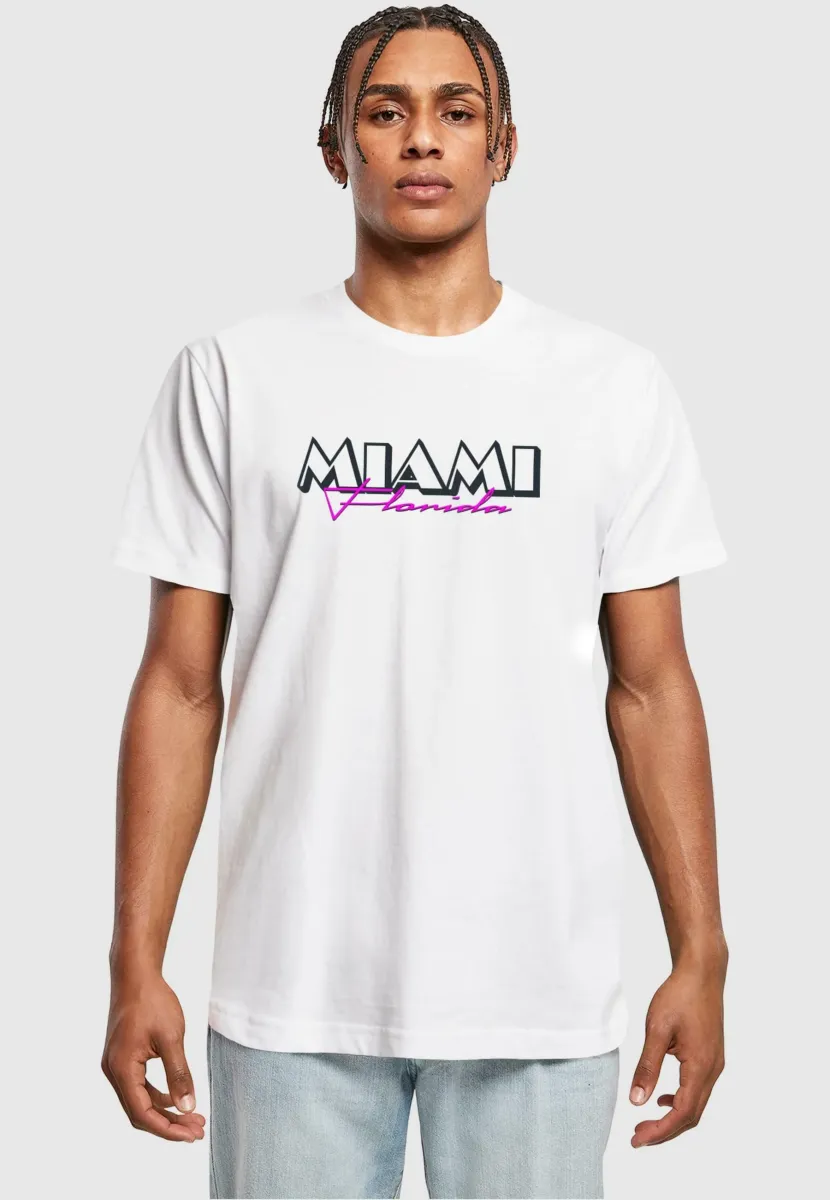 MIAMI FLORIDA  - T-Shirt print - white