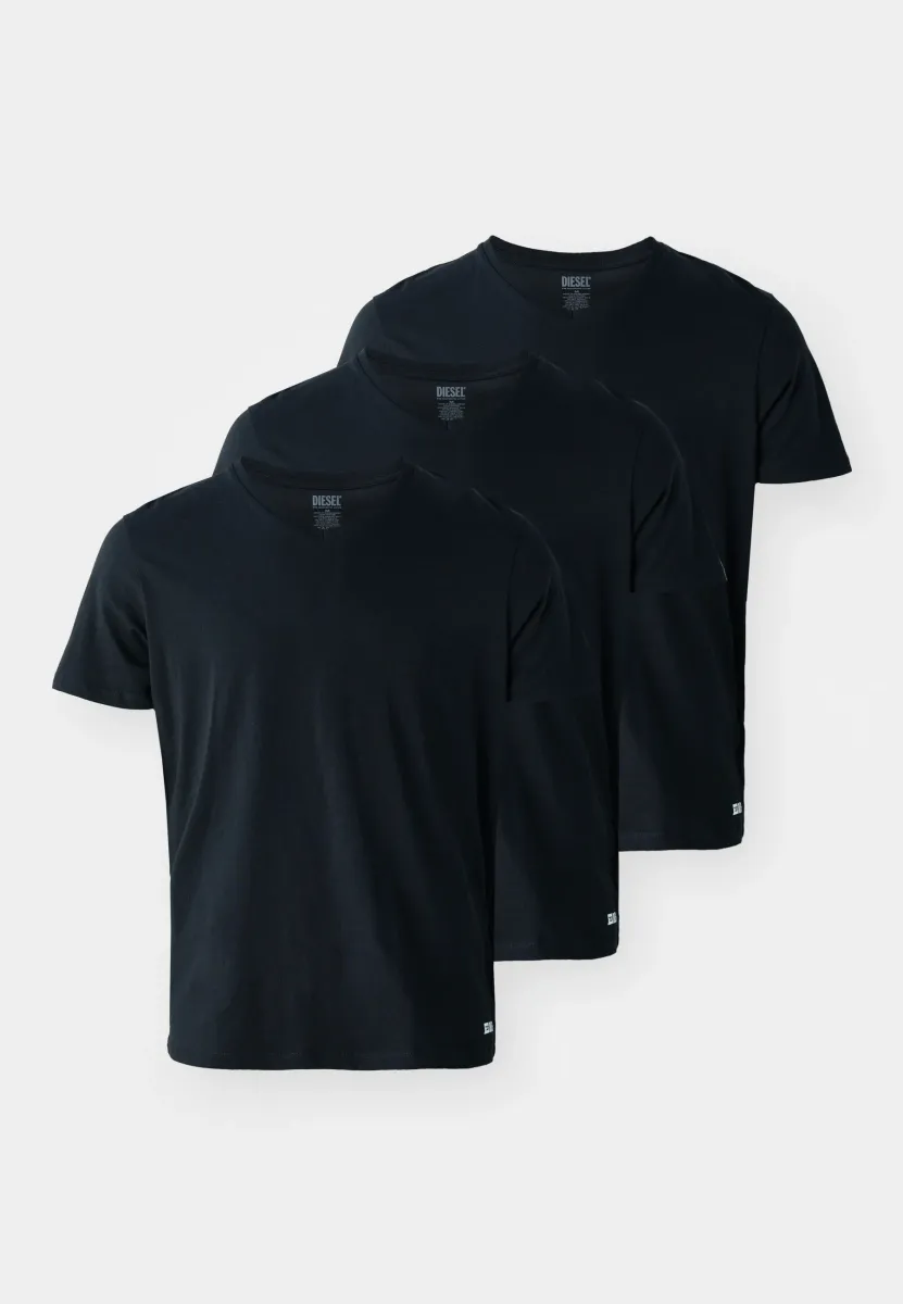 MICHAEL 3 PACK - Unterhemd/-shirt - black