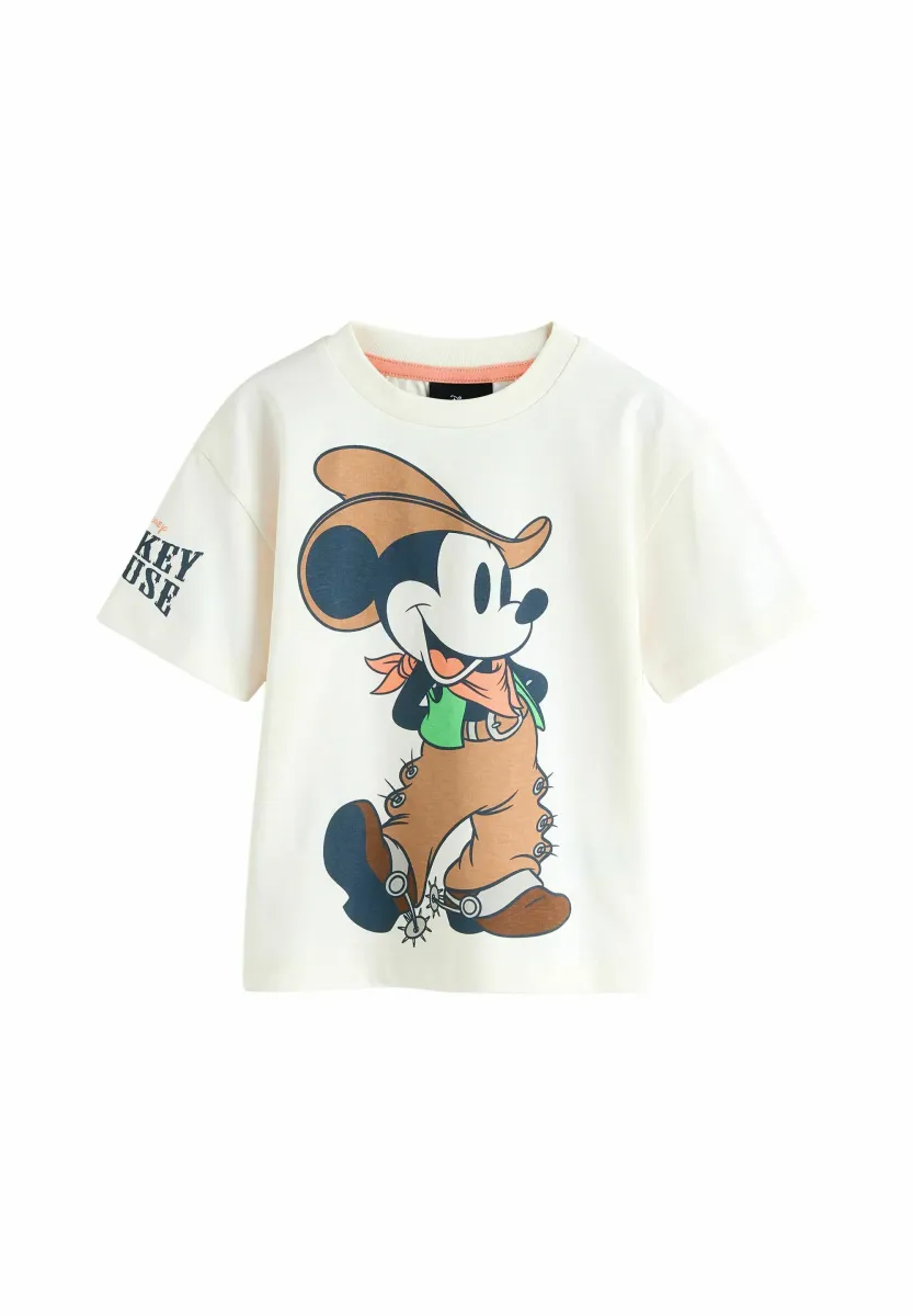 MICKEY MOUSE SHORT SLEEVE - T-Shirt print - ecru