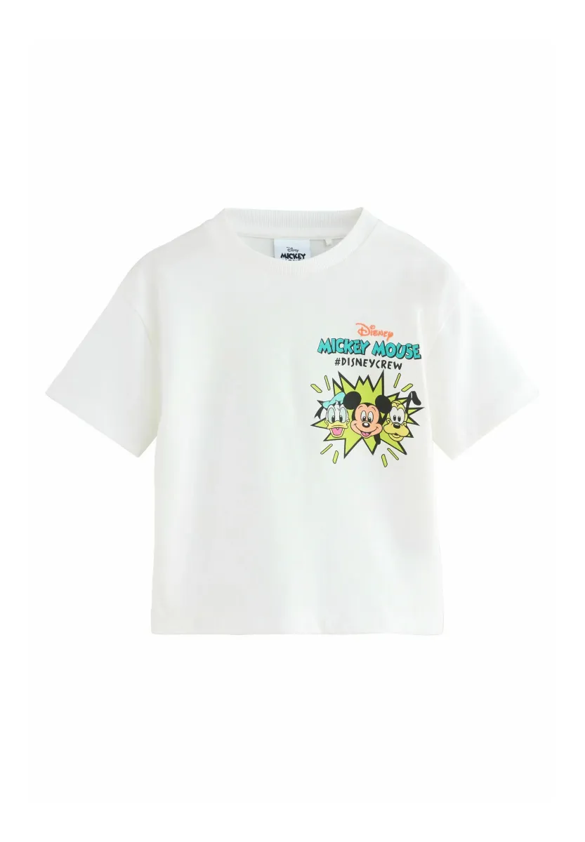 MICKEY MOUSE SHORT SLEEVE - T-Shirt print - white
