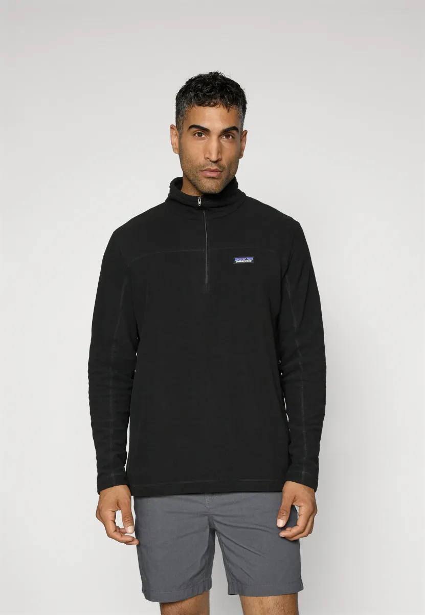 MICRO - Fleecepullover - black