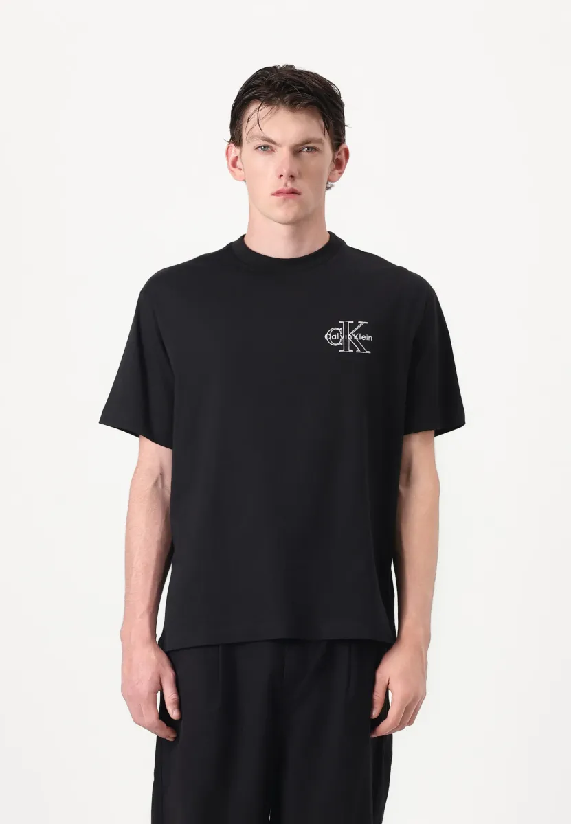 MICRO MONOLOGO GRAPHIC - T-Shirt print - black
