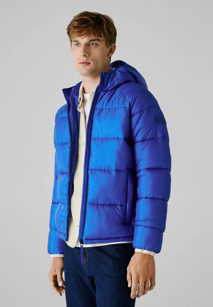 MICRO RIPSTOP PUFFER - Daunenmantel - electric blue