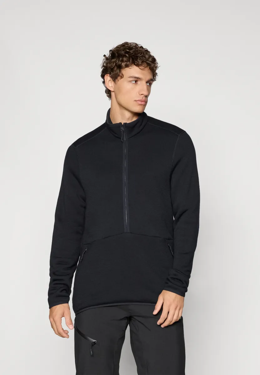 MID LAYER 1/2 ZIP  - Sweatshirt - black