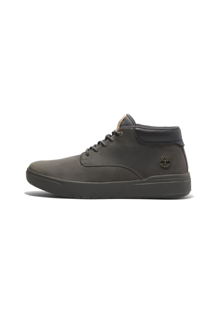 MID  - Sneaker high - medium grey full grain