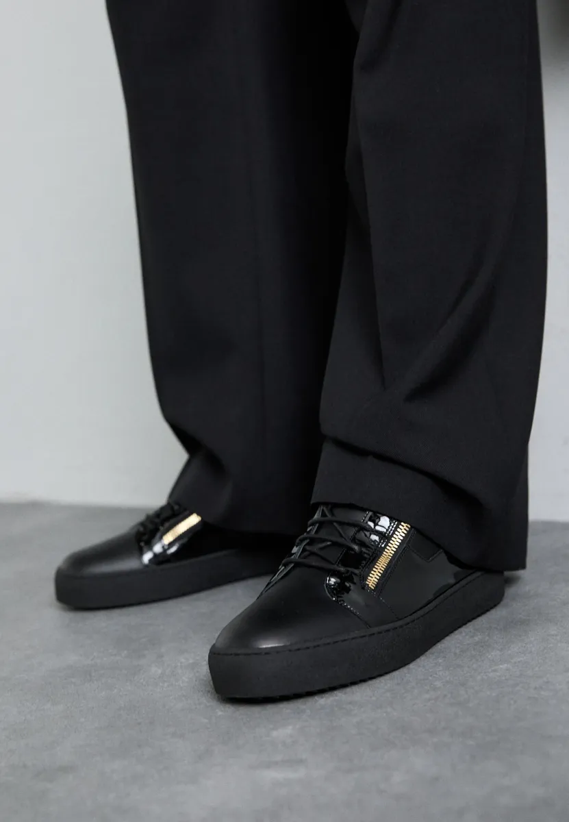 MID TOP - Sneaker high - black/gold