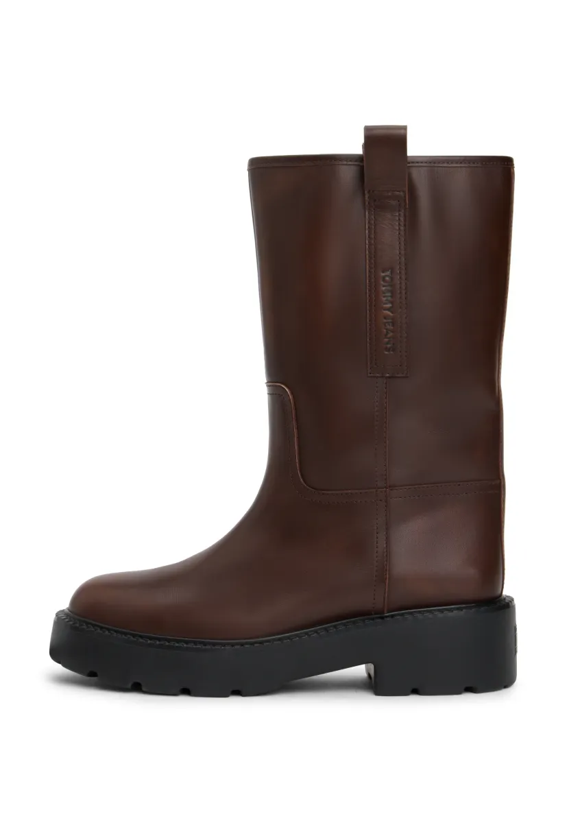 MID TUBULAR - Cowboy-/Bikerboot - dark mocha