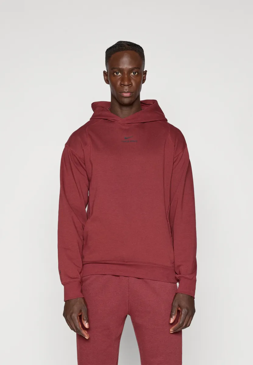 MIDLAYER HOODIE - Kapuzenpullover - dark team red/black