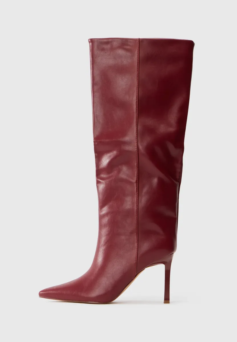 MIGUEL - High Heel Stiefel - burgundy
