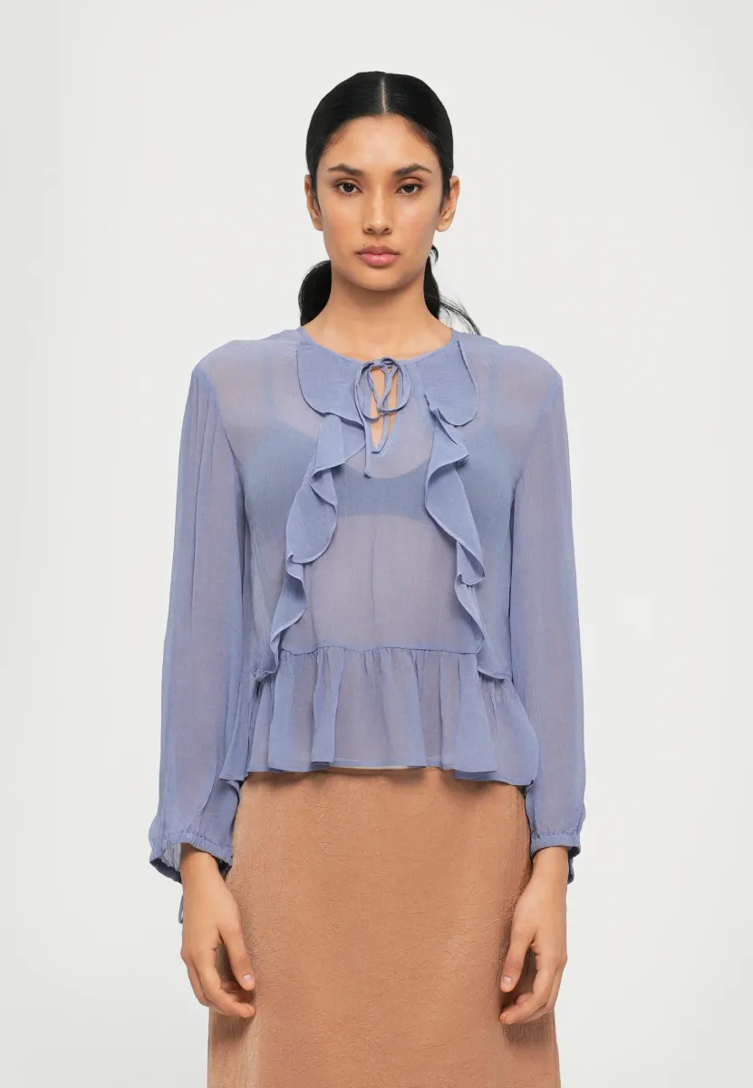 MIKAELA - Bluse - tempest blue