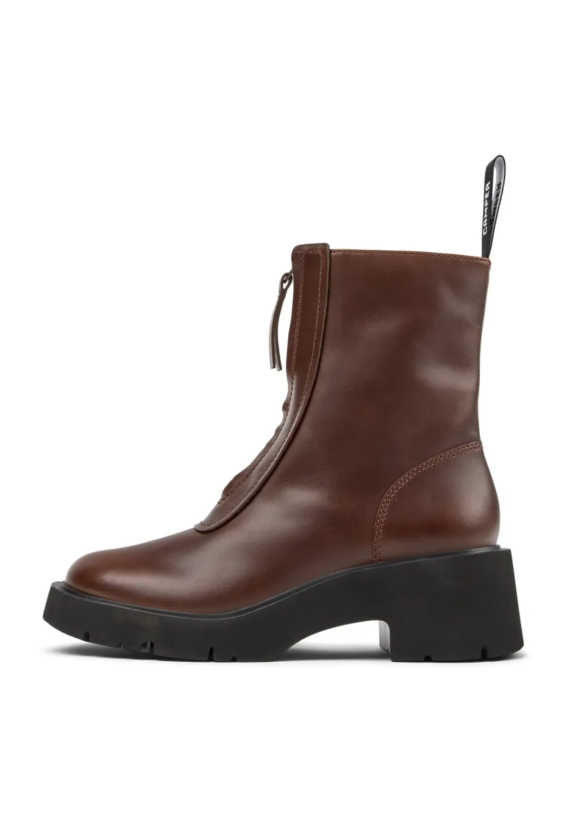 MILAH - Plateaustiefelette - campus cola/milah