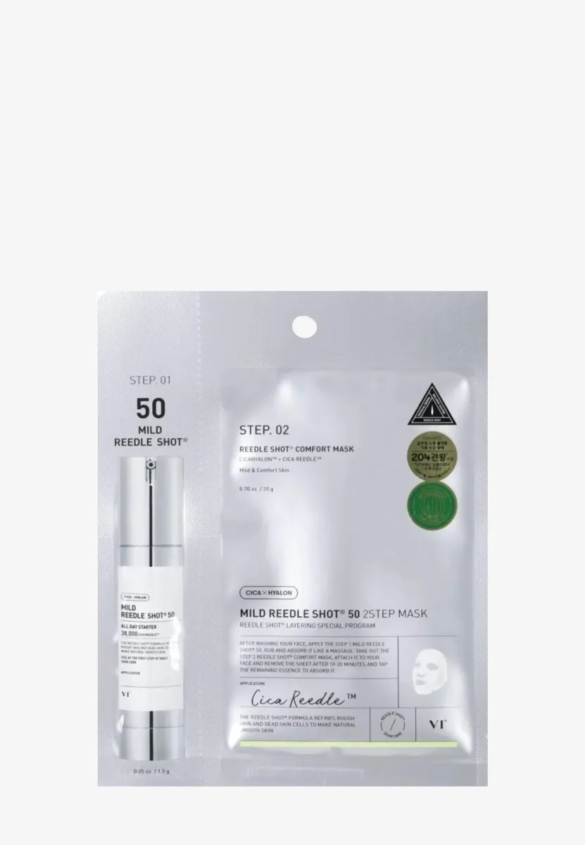 MILD REEDLE SHOT  50 2-STEP MASK - Gesichtspflegeset