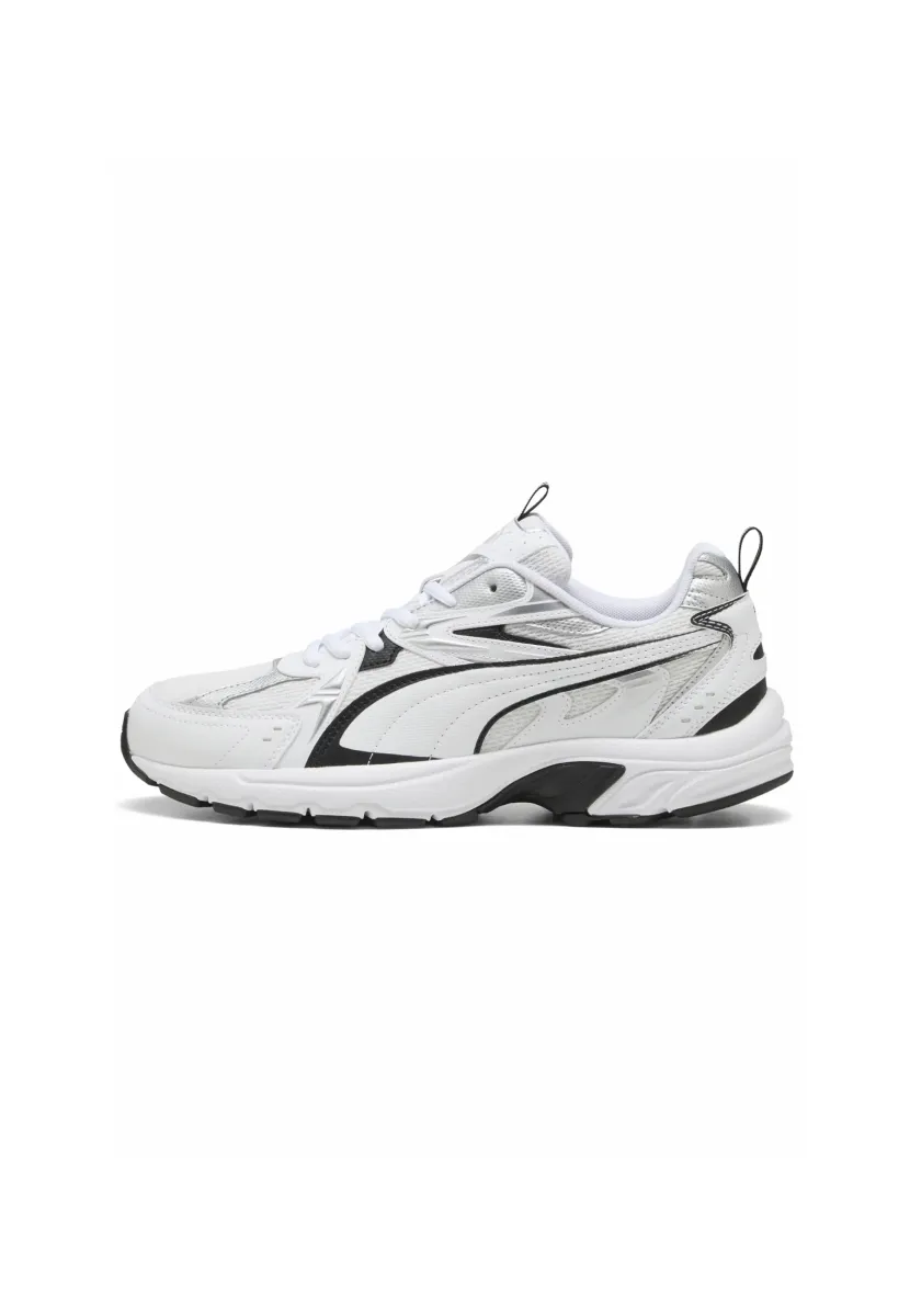 MILENIO TECH - Sneaker low - white- black- silver