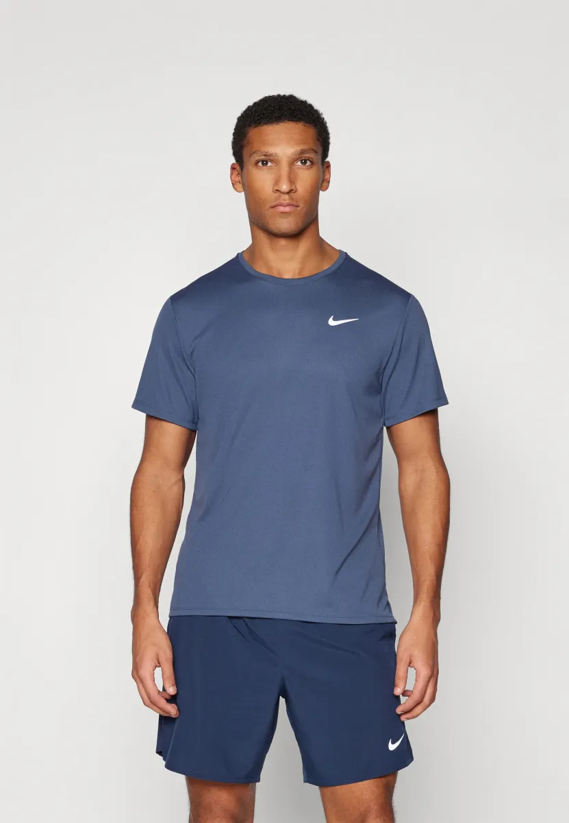 MILER - Sport T-Shirt - thunder blue/(reflective silv)