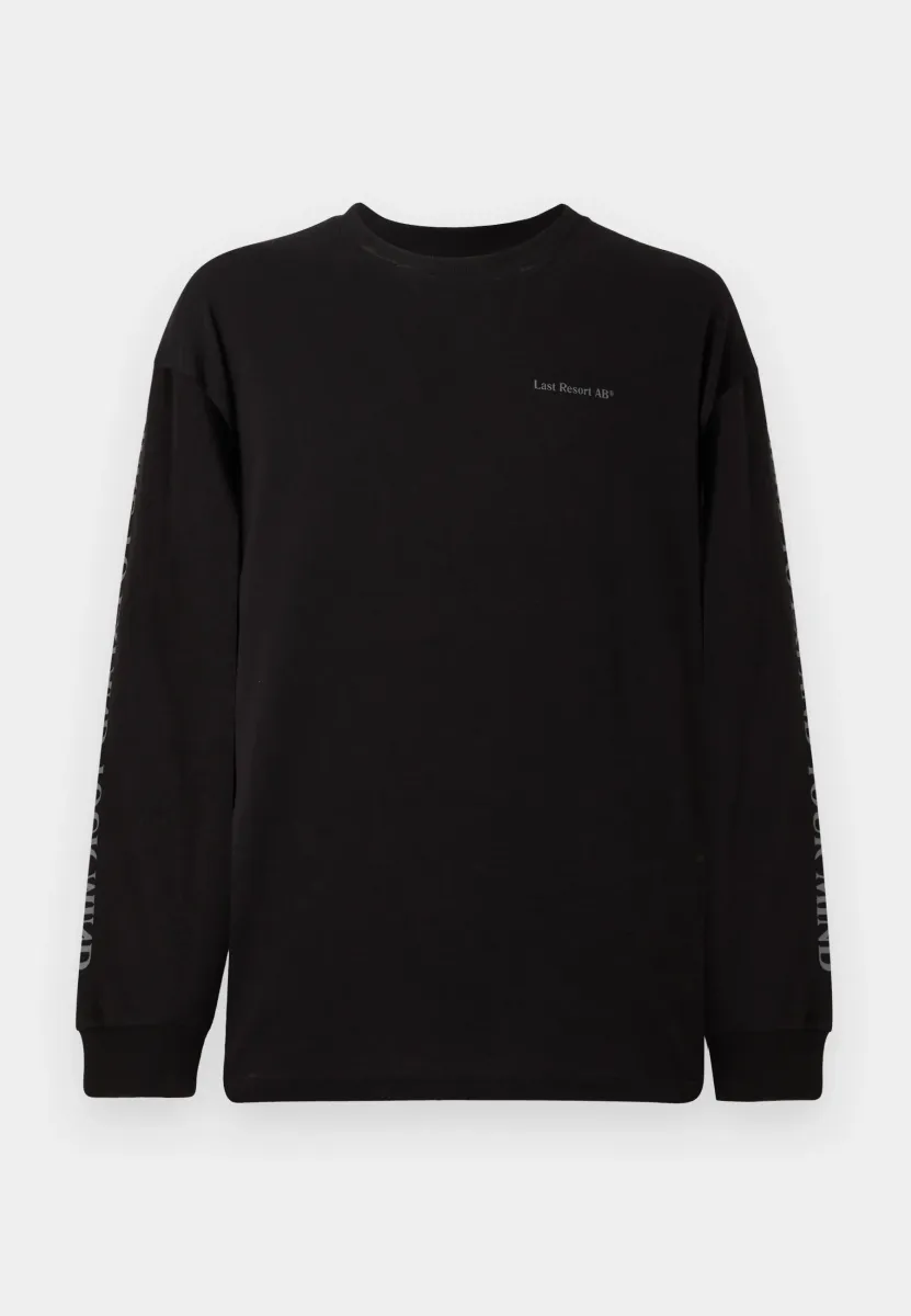 MIND TEE UNISEX - Langarmshirt - black/grey