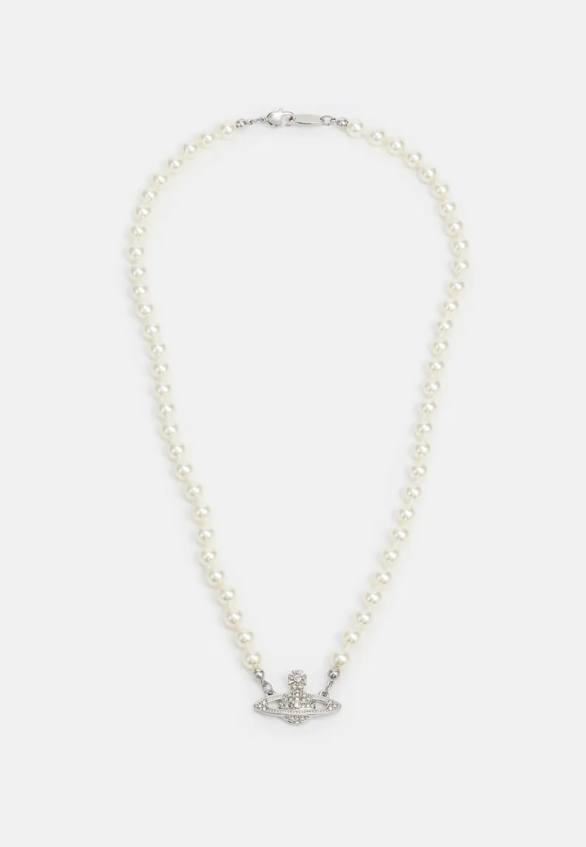 MINI BAS RELIEF UNISEX - Halskette - cream/silver-coloured