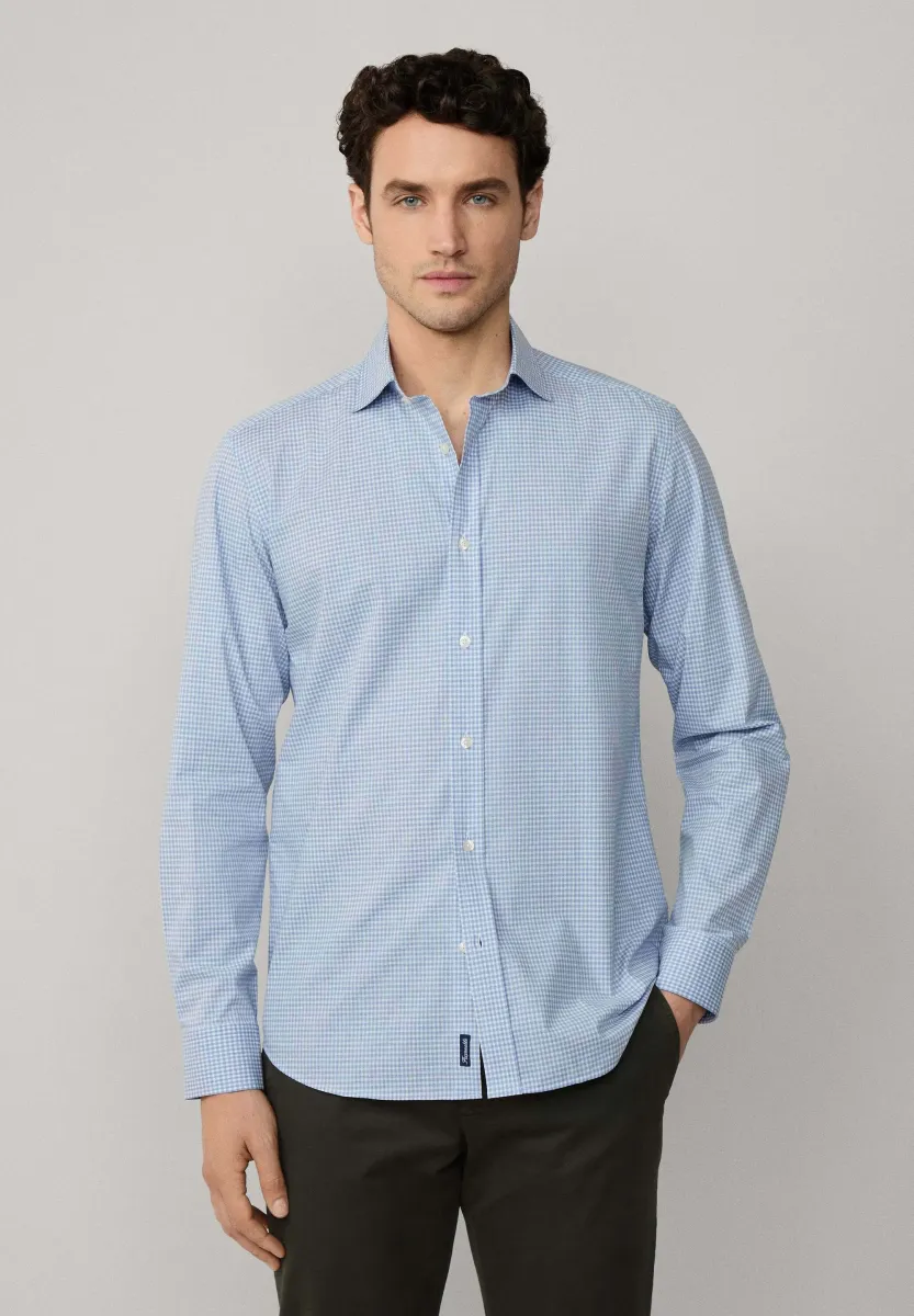MINI CHECK MEL - Hemd - blue marl