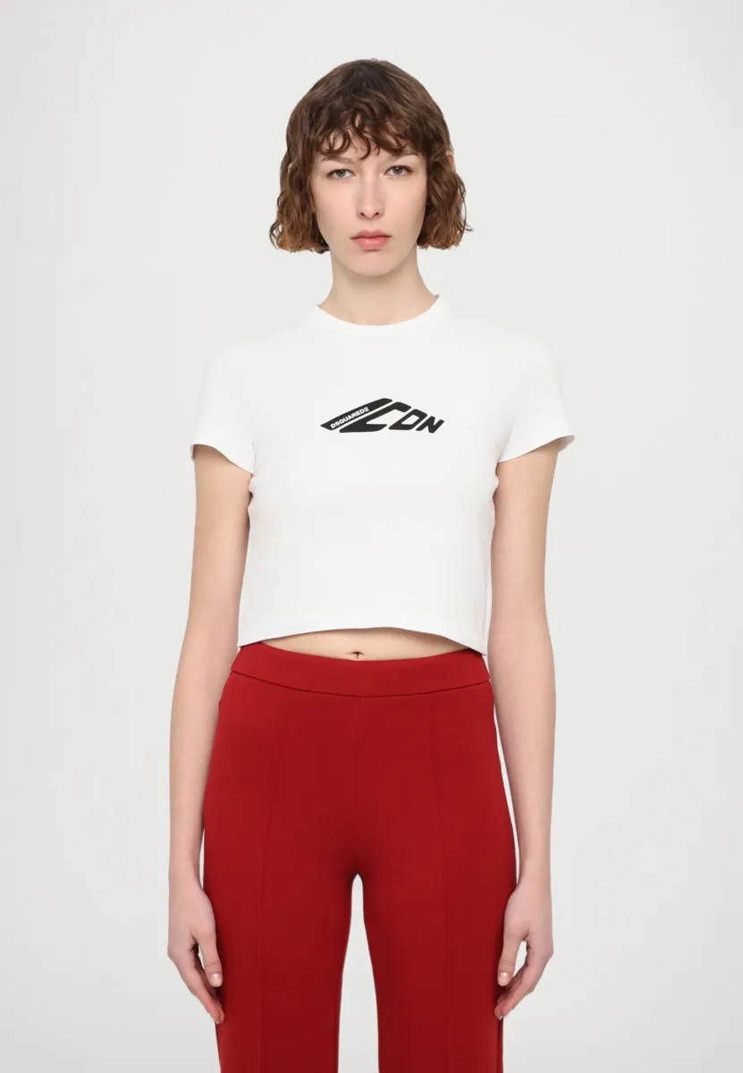 MINI FIT TEE - T-Shirt print - white