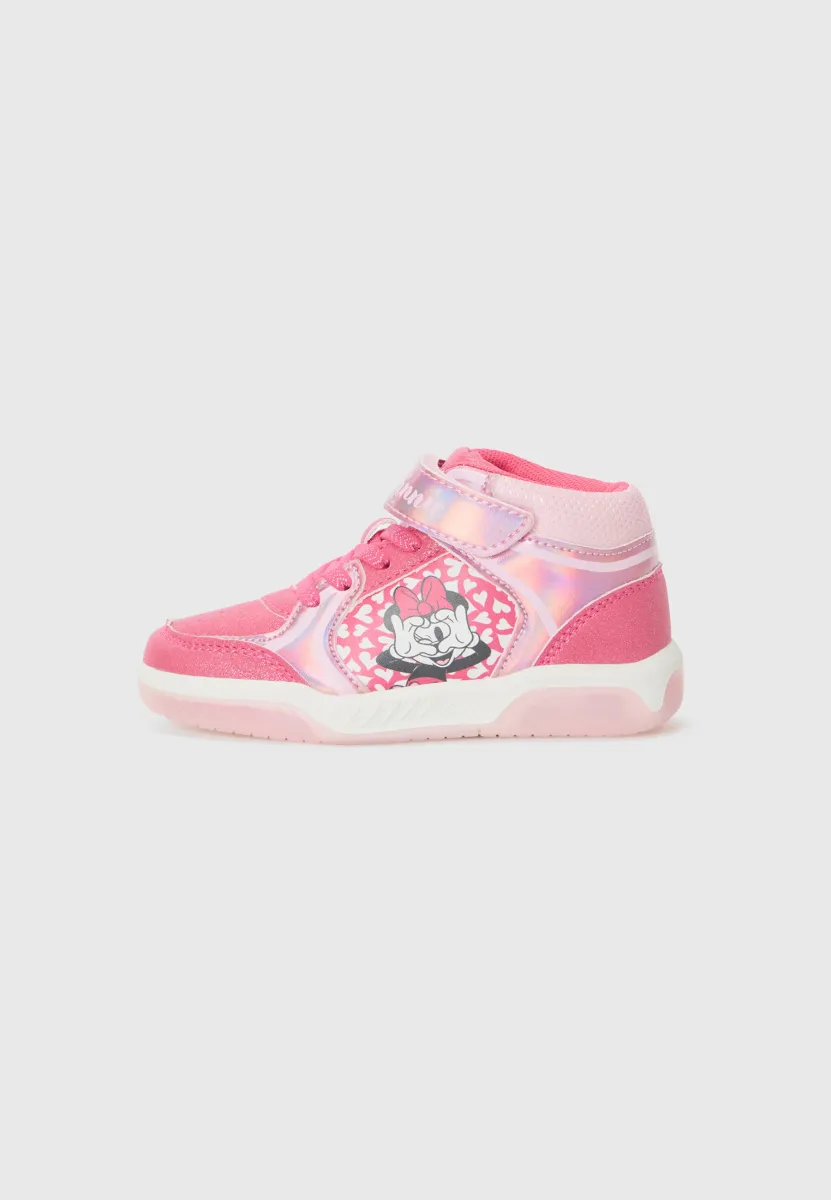 MINNIE MOUSE BLINKING SHOES - Sneaker high - pink