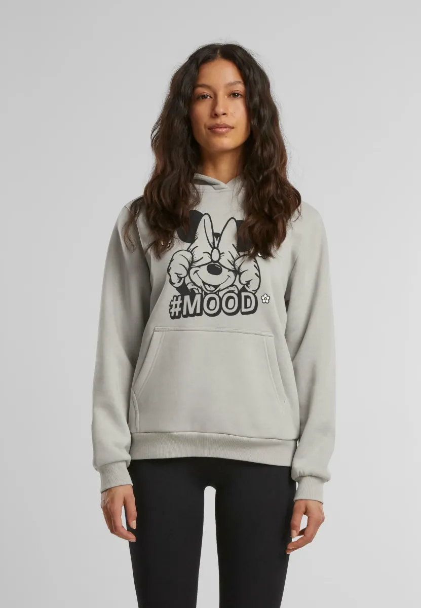 MINNIE MOUSE MOOD FLUFFY HOODY - Kapuzenpullover - lightasphalt