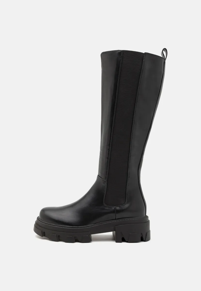 MIRAKLE - Plateaustiefel - black