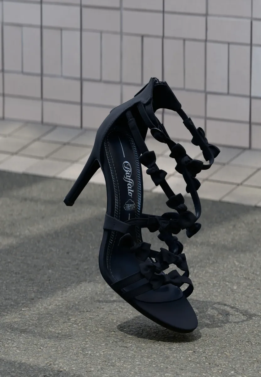 MIRANDA - Riemensandalette - black