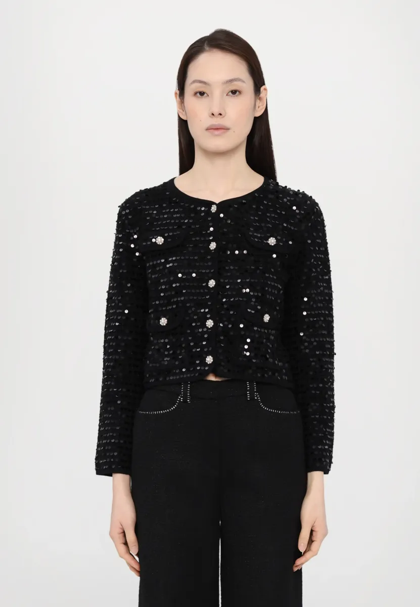 MIRTALETTE - Strickjacke - noir