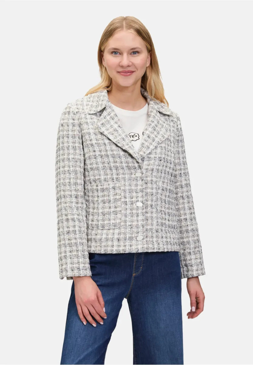 MIT AUFGESETZTEN TASCHEN - Leichte Jacke - weiß camel