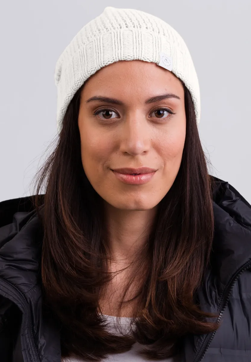 MIT BOMMEL - Mütze - weiss