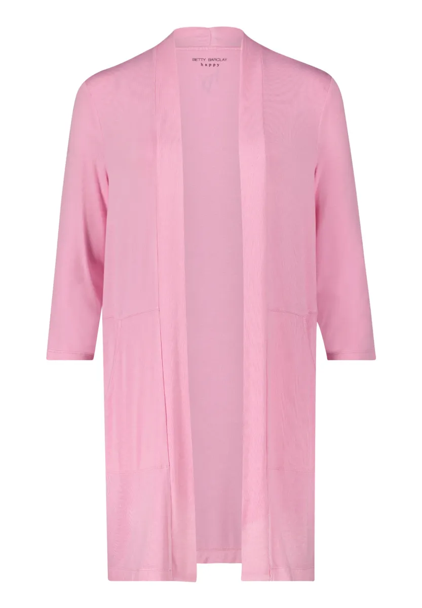 MIT EINGRIFFTASCHEN - Strickjacke - prism pink