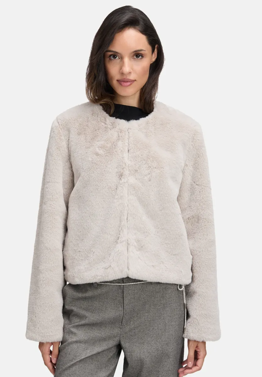 MIT EINGRIFFTASCHEN - Winterjacke - hellgrau