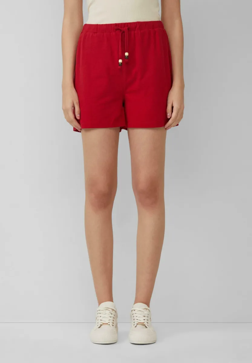 MIT ELASTIKBUND - Jogginghose - mohnrot