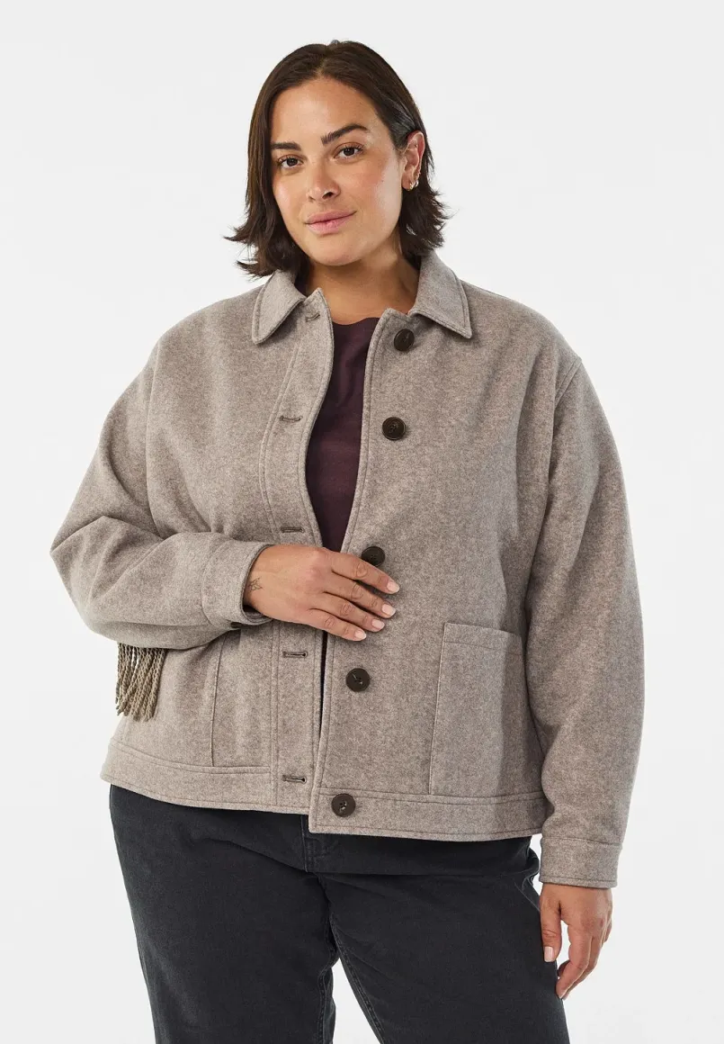 MIT FRANSEN - Leichte Jacke - moon rock mel