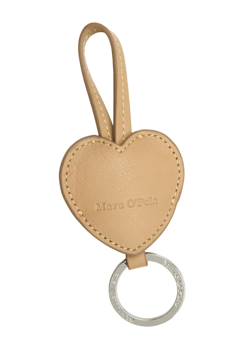 MIT HERZ - Schlüsselanhänger - pure sand