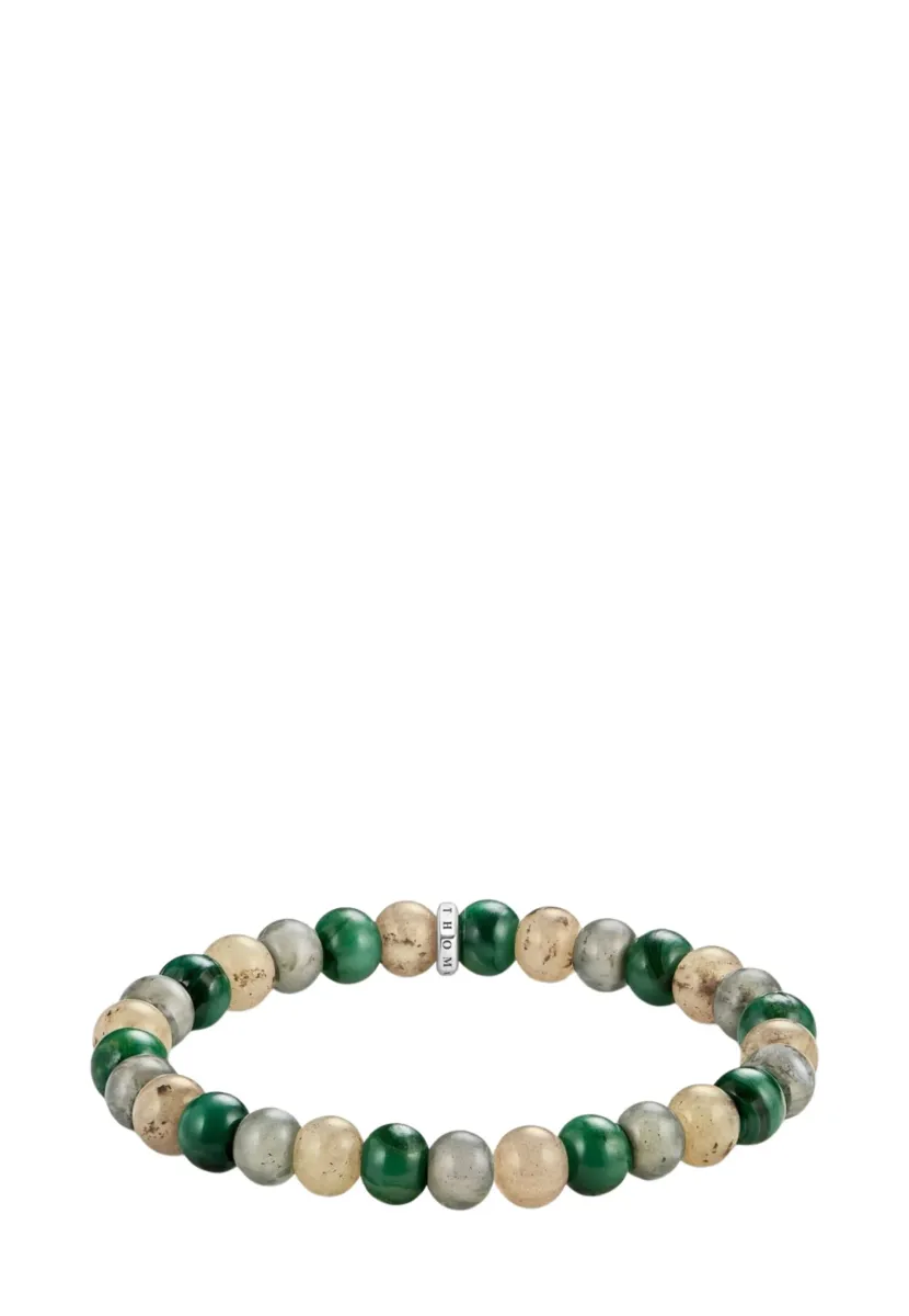 MIT JASPIS JADE UND LABRADORIT-PERLEN - Armband - multicolor