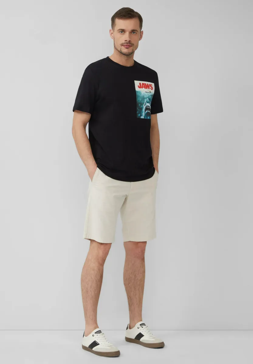 MIT JAWS - T-Shirt print - schwarz
