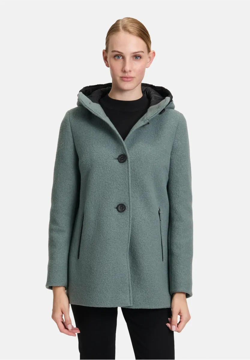 MIT KAPUZE - Übergangsjacke - graugrün