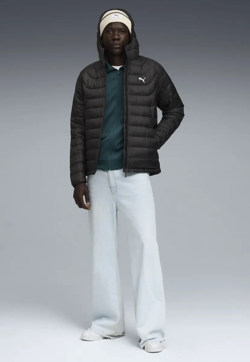 MIT KAPUZE - Daunenjacke - black