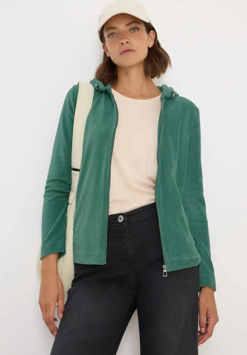 MIT KAPUZE - Leichte Jacke - grün