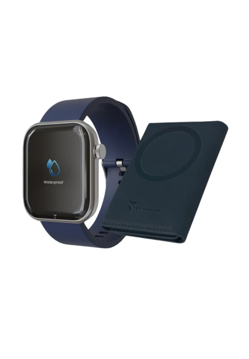 MIT KÜNSTLICHER INTELLIGENZ - BUNDLE-SET - Smartwatch - dark blue