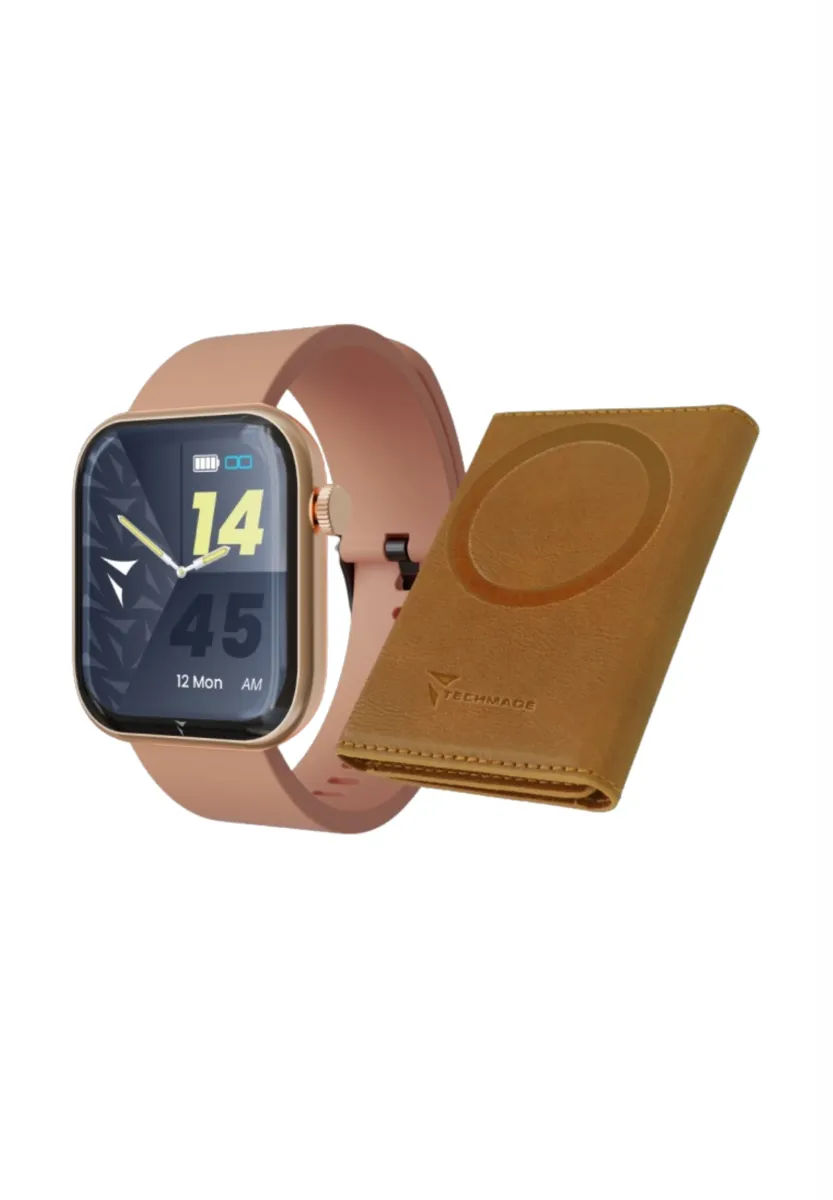 MIT KÜNSTLICHER INTELLIGENZ - BUNDLE-SET - Smartwatch - pink