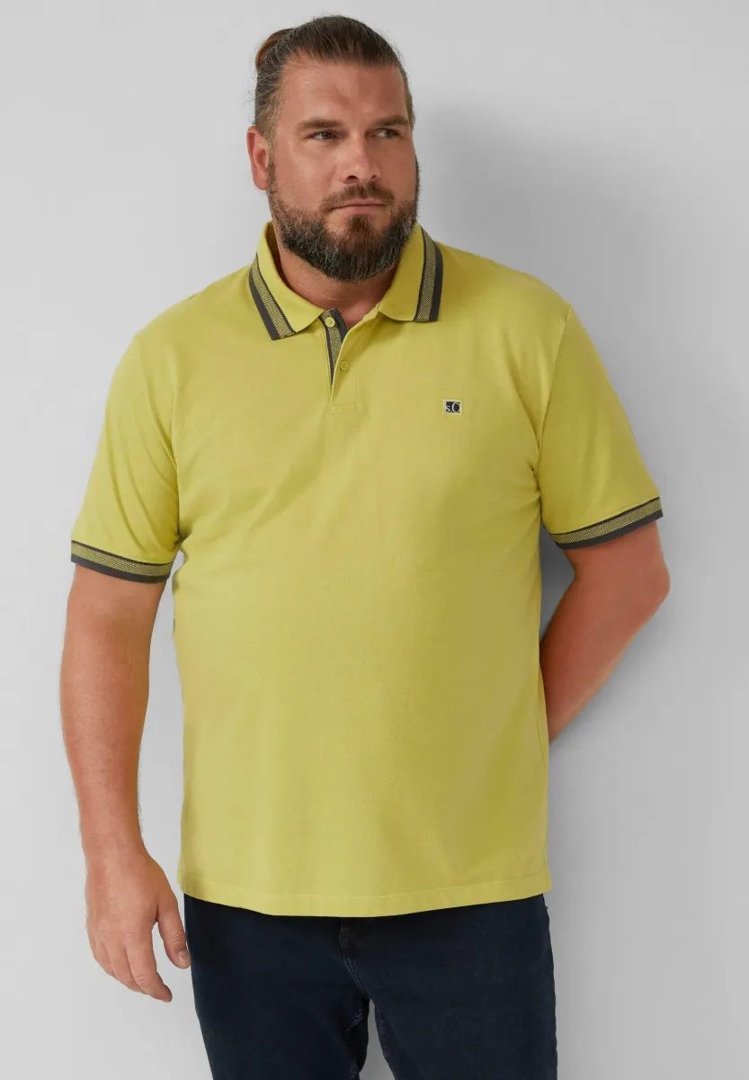 MIT KONTRAST-DETAILS - Poloshirt - hellgrün