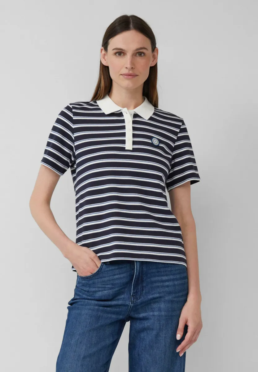 MIT LABEL-PATCH - Poloshirt - navy