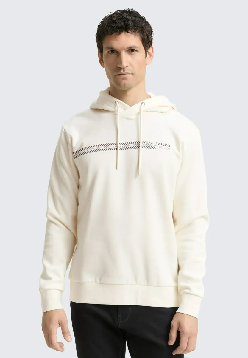 MIT LOGO-PRINT - Sweatshirt - wool white