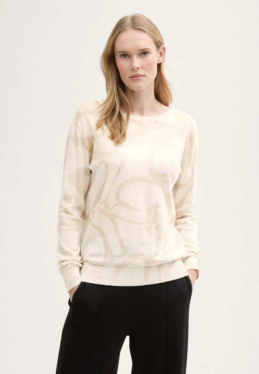 MIT MUSTER - Strickpullover - inside printed flower design