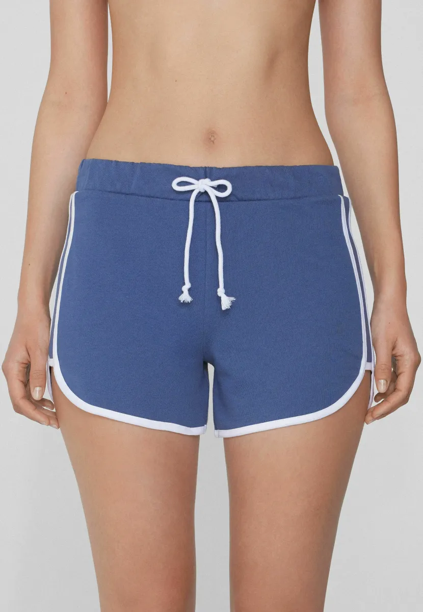 MIT PASPELIERUNG - Jogginghose - Light Blue