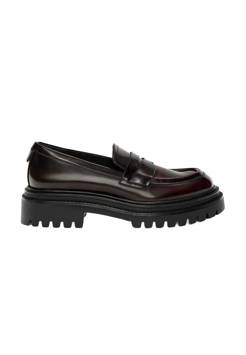 MIT PROFIL - Business-Slipper - bordeaux